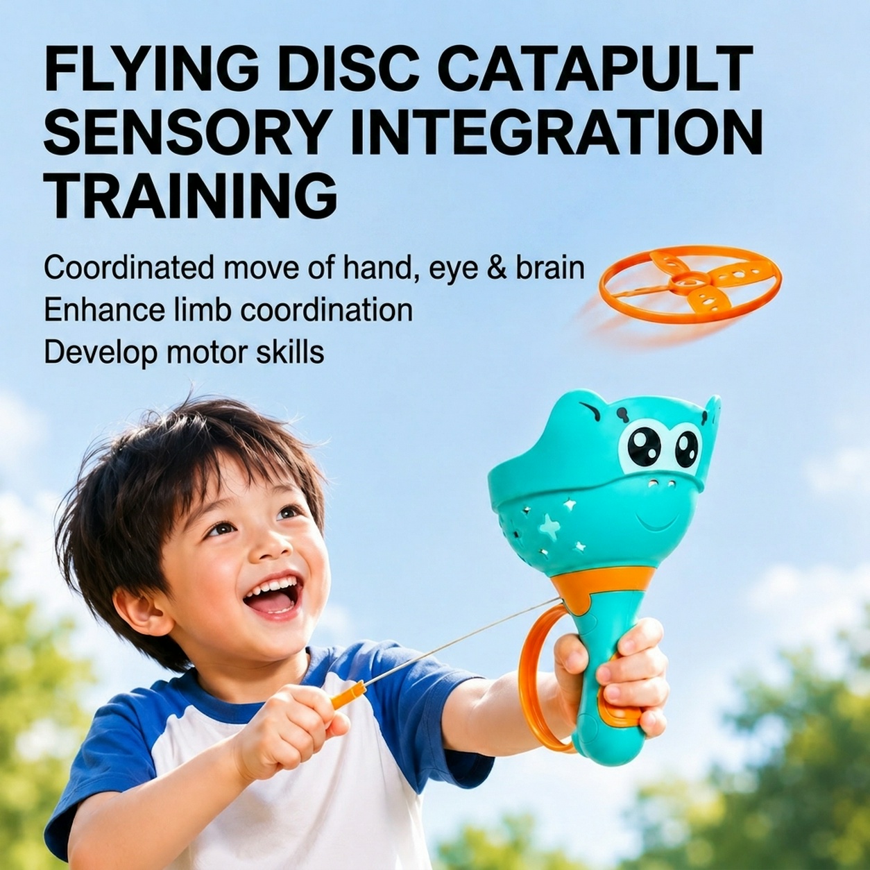 Catapult Launcher Toy - Игрушка-катапульта Mquduo Flying Disc для детей,