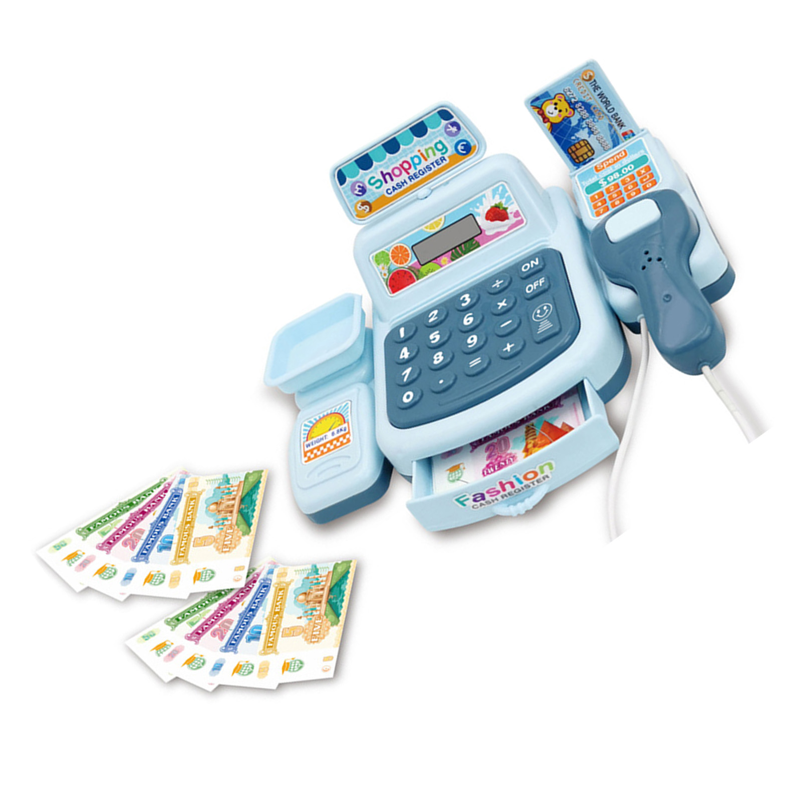 Игровой набор «Касса» для супе – обзор и цена Toy Cash Register
