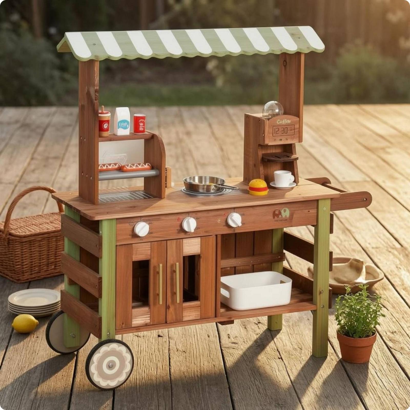 Детский игровой набор: деревян – обзор и цена Kids Toys Kitchen Set